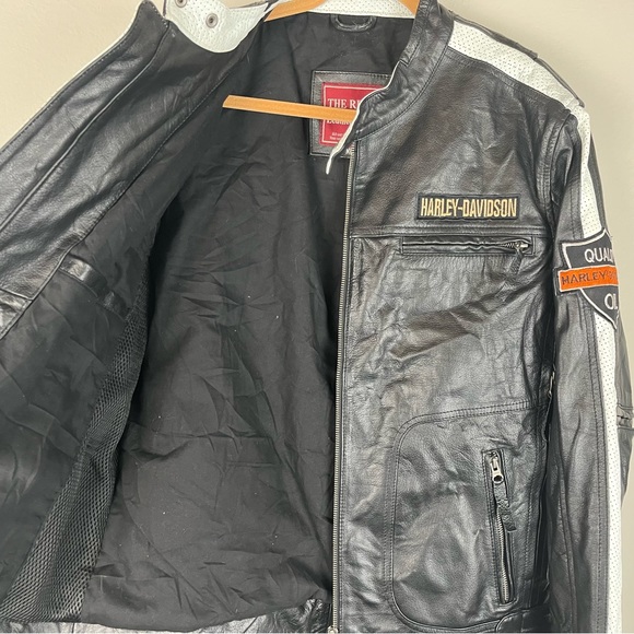HARLEY DAVIDSON Leather Command Jacket by The Real Leather Company - Picture 7 of 11